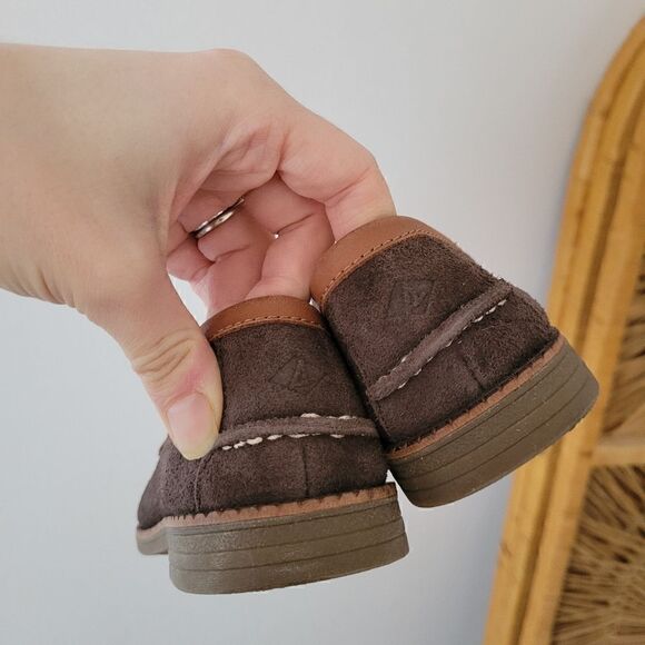 Sperry Waypoint Penny Suede Brown/Tan 5 - Picture 3 of 9